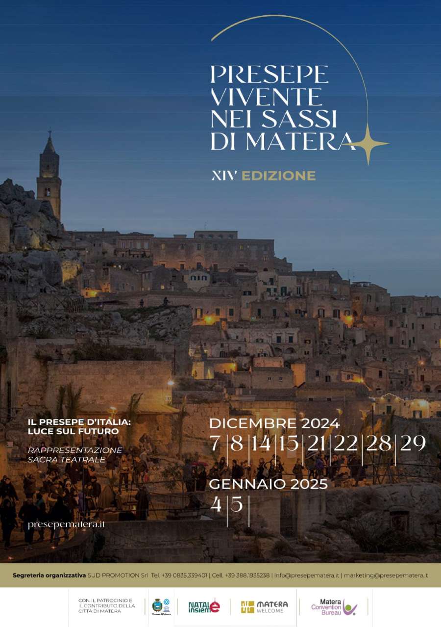 locandina prese di Matera 2024-2025